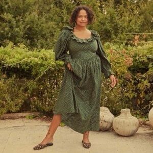 Doen Zarina Dress- Monday Green